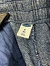 Old Navy Chevron-herringbone Blue Linen Pants Size M (tall) - photo 7