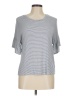 Eyeshadow Gray Short Sleeve Top Size M - photo 1