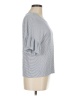Eyeshadow Gray Short Sleeve Top Size M - photo 4
