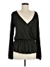 Ella Moss Black Long Sleeve Blouse Size M - photo 1