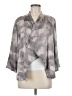 Coldwater Creek 100% Polyester Gray Cardigan Size M - photo 1