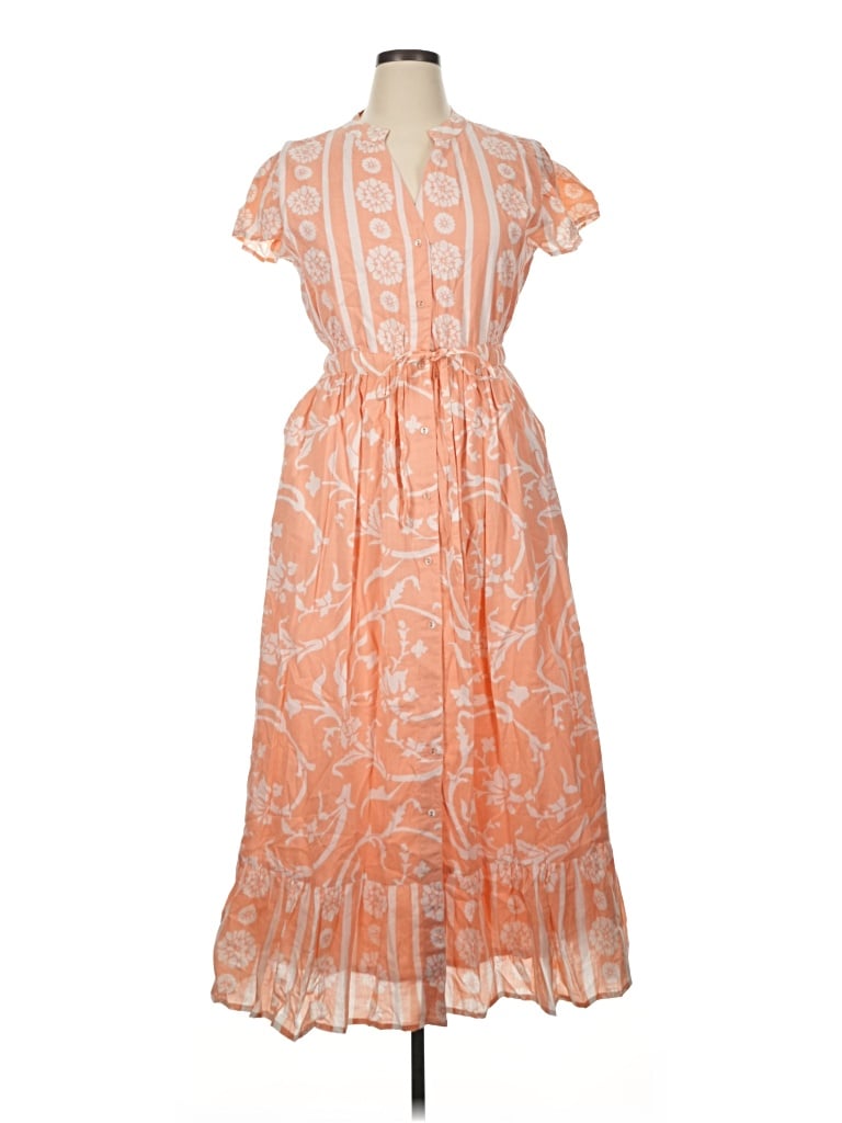 Pre-owned Beau & Ro Casual Dress In Orange