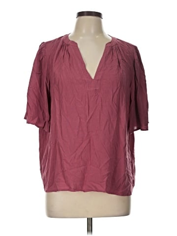 Velvet by Graham & Spencer Short Sleeve Blouse (view 1)