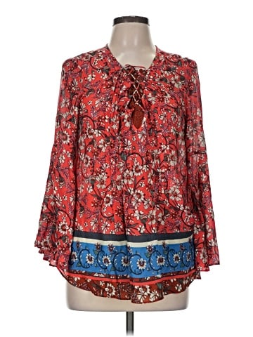 Vintage America Blues Long Sleeve Blouse (view 1)