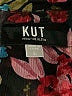 Kut from the Kloth Floral Black 3/4 Sleeve Blouse Size L - photo 6