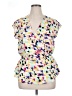Attention 100% Polyester Yellow Sleeveless Blouse Size XL - photo 1