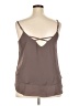 Studio Y 100% Polyester Brown Sleeveless Blouse Size XXL - photo 2