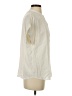 Point Sur 100% Viscose Ivory Short Sleeve Blouse Size XS - photo 4