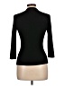 August Silk Black 3/4 Sleeve Top Size L - photo 2