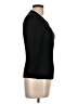 August Silk Black 3/4 Sleeve Top Size L - photo 4