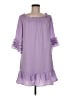Boston Proper 100% Polyester Purple Casual Dress Size M - photo 1