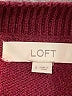 Ann Taylor LOFT Stripes Burgundy Pullover Sweater Size S - photo 7
