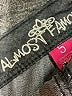 Almost Famous Tweed Black Jeans Size 5 - photo 7