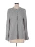 dalia 100% Polyester Gray Long Sleeve Polo Size M - photo 1