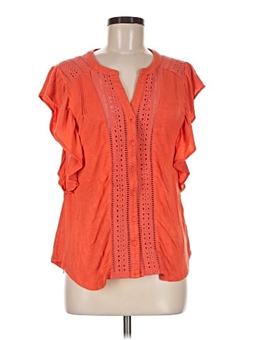 Urban Outfitters Short Sleeve Blouse (view 1)