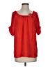 Joie 100% Silk Red 3/4 Sleeve Silk Top Size XS - photo 1