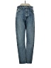 AGOLDE 100% Cotton Hearts Blue Jeans Size 24 waist - photo 1