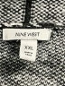 Nine West Houndstooth Silver Cardigan Size XXL - photo 7