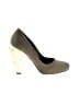 Prada Color Block Gold Green Heels Size EU 41 - photo 1