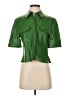 STAUD Green Short Sleeve Blouse Size S - photo 1
