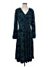 North Style Paisley Blue Casual Dress Size M - photo 1