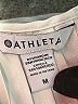 Athleta 100% Polyester Solid White Sleeveless Blouse Size M - photo 7