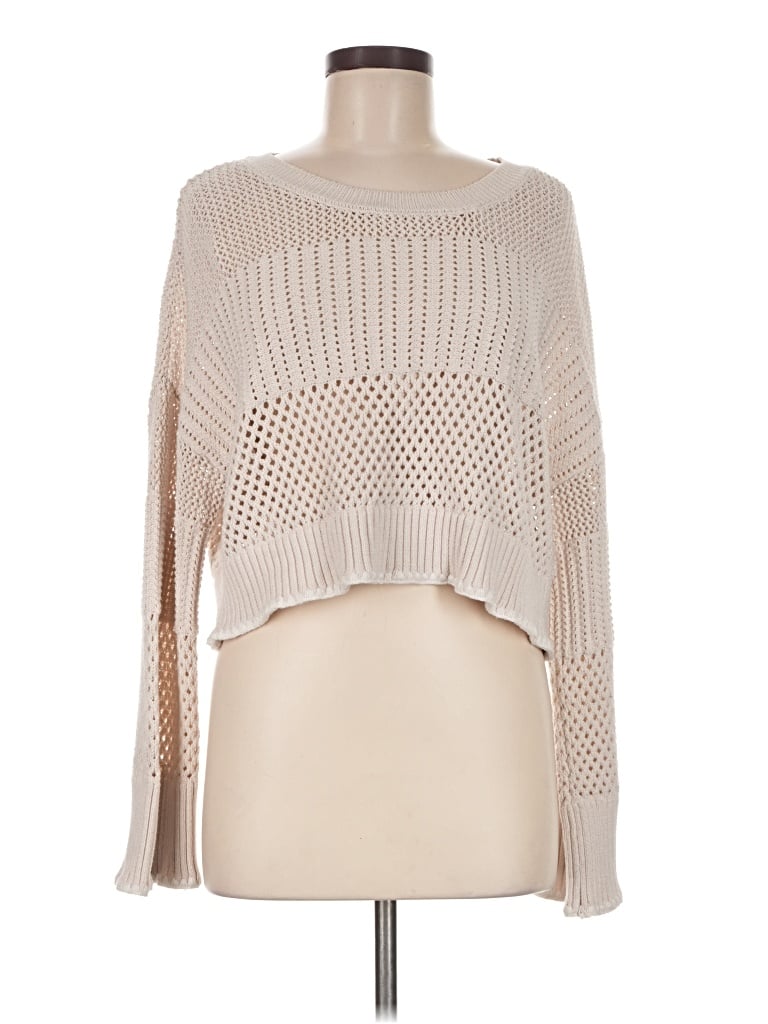 Pre-owned Happily Grey Pullover Sweater In Tan