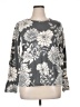 Soul Cake Floral Gray Pullover Sweater Size XL - photo 1