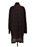 Marc Jacobs 100% Silk Plaid Brown Burgundy Casual Dress Size 2 - photo 2