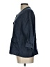 Flax 100% Linen Blue 3/4 Sleeve Button-Down Shirt Size 10 (M) - photo 5