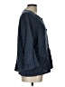 Flax 100% Linen Blue 3/4 Sleeve Button-Down Shirt Size 10 (M) - photo 4