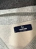 Lands' End 100% Cashmere Color Block Ivory Cashmere Pullover Sweater Size XXS - photo 7