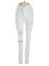 Hollister Metallic White Jeans Size 3 - photo 1