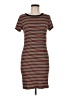 Gaze Stripes Brown Casual Dress Size M (estimated) - photo 1
