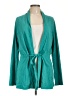Lucky Brand 100% Cotton Teal Blazer Size L - photo 1