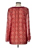Zac & Rachel 100% Polyester Red Long Sleeve Blouse Size L - photo 2