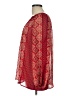 Zac & Rachel 100% Polyester Red Long Sleeve Blouse Size L - photo 5