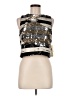 Eliza J 100% Polyester Silver Sleeveless Top Size 6 - photo 1