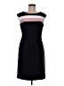 Connected Apparel Color Block Black Cocktail Dress Size 8 (petite) - photo 1