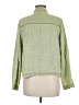 Christopher & Banks Solid Green Long Sleeve Button-Down Shirt Size M - photo 2