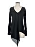 Harve Benard 100% Polyester Black Long Sleeve Blouse Size S - photo 1