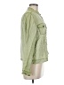 Christopher & Banks Solid Green Long Sleeve Button-Down Shirt Size M - photo 4