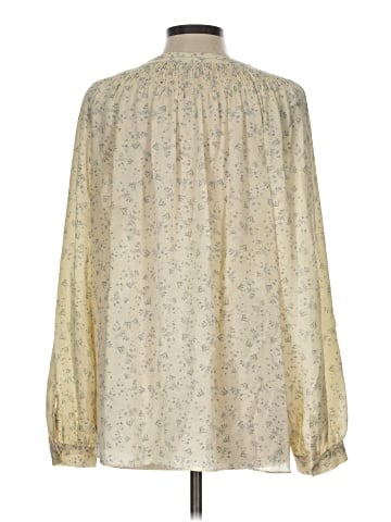 Vince. Long Sleeve Silk Top (view 2)