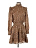 Heartloom 100% Polyester Paisley Brown Casual Dress Size S - photo 1
