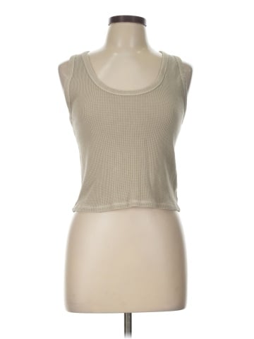 Madewell Waffle Knit Scoop Crop Tank (view 1)