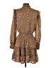 Heartloom 100% Polyester Paisley Brown Casual Dress Size S - photo 2