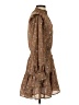 Heartloom 100% Polyester Paisley Brown Casual Dress Size S - photo 4