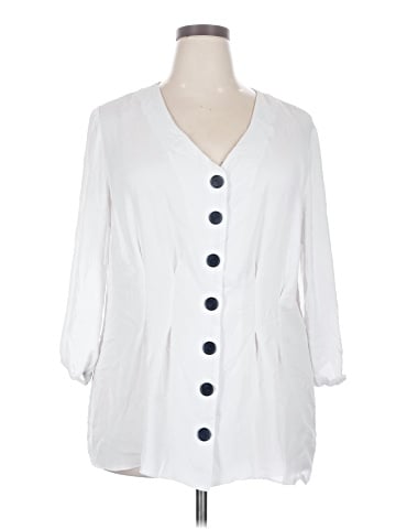 Ashley Stewart 3/4 Sleeve Blouse (view 1)