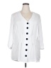 Ashley Stewart 100% Polyester White 3/4 Sleeve Blouse Size 18 Plus - photo 1