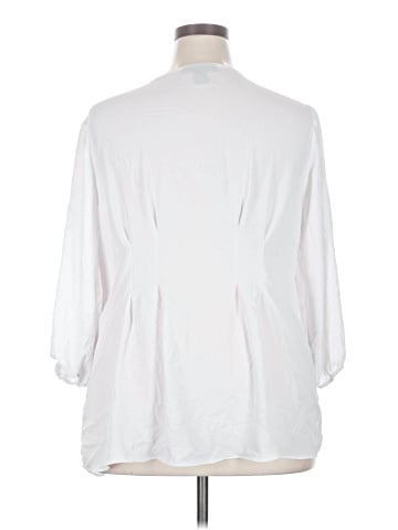 Ashley Stewart 3/4 Sleeve Blouse (view 2)